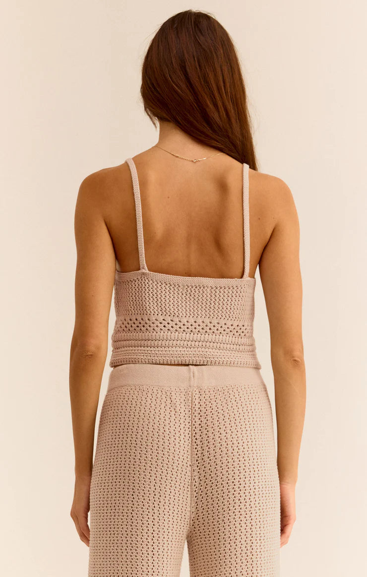 Z SUPPLY - EMBRIE CROCHET TANK NATURAL