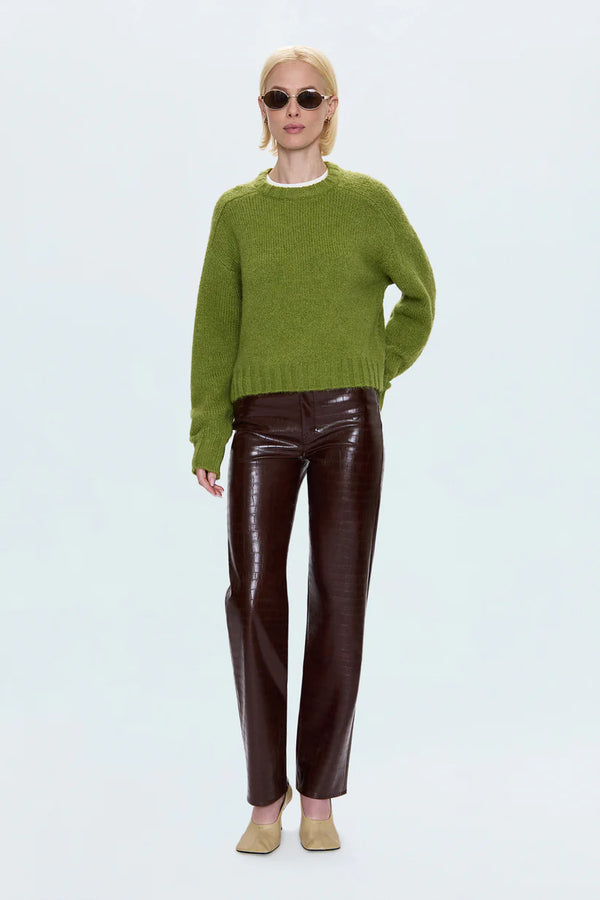 PISTOLA - ADINA EVERYDAY SWEATER PEA GREEN
