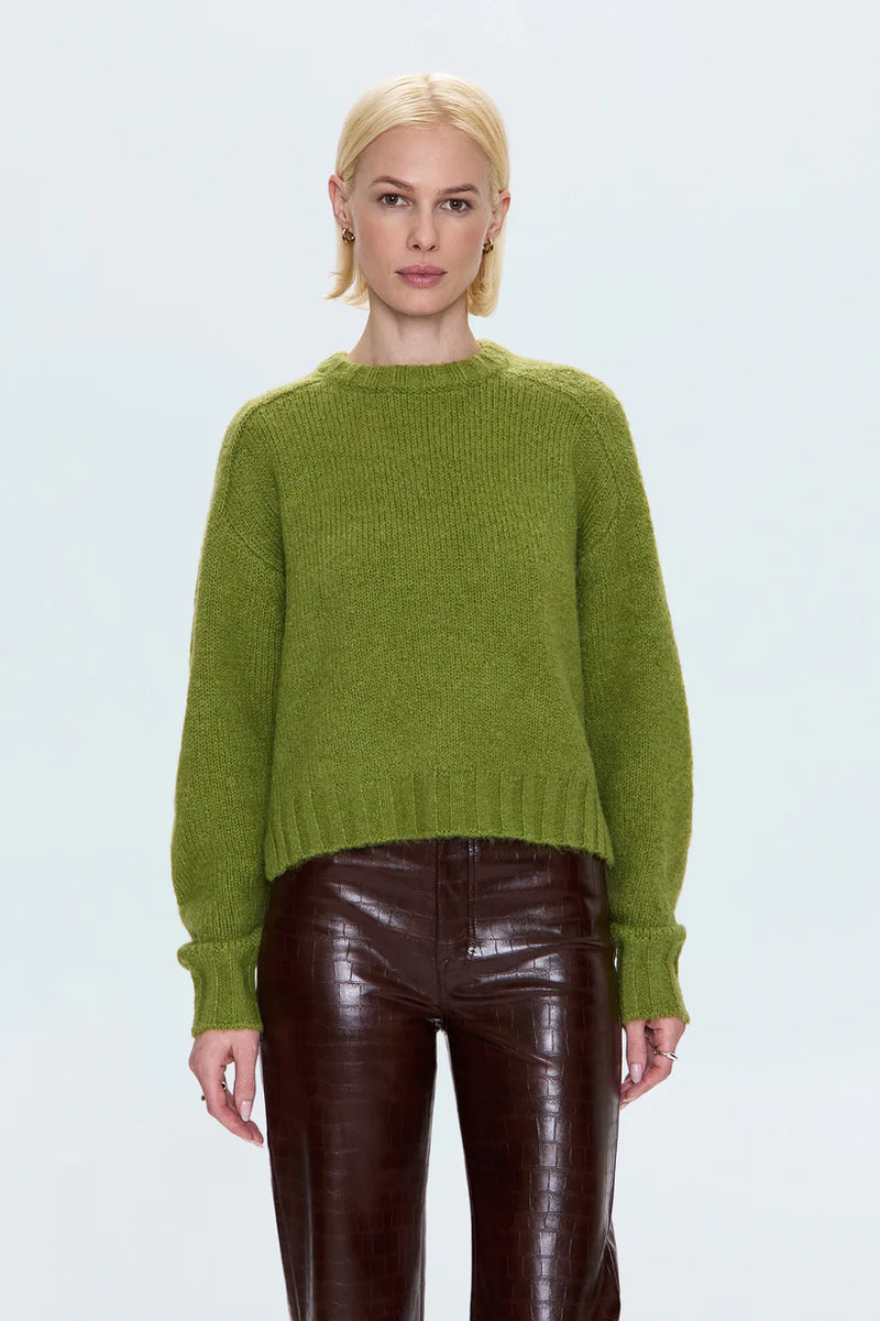 PISTOLA - ADINA EVERYDAY SWEATER PEA GREEN