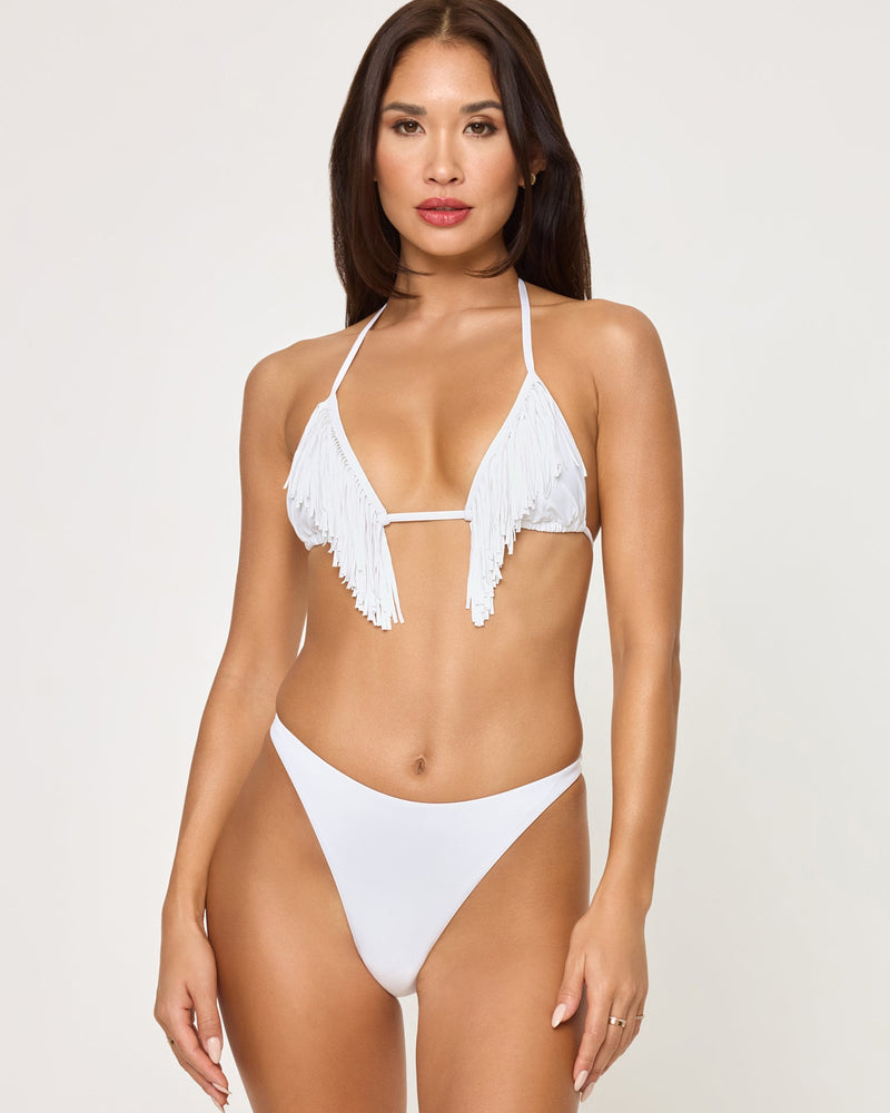 LSPACE - LEILANI BIKINI BOTTOM WHITE