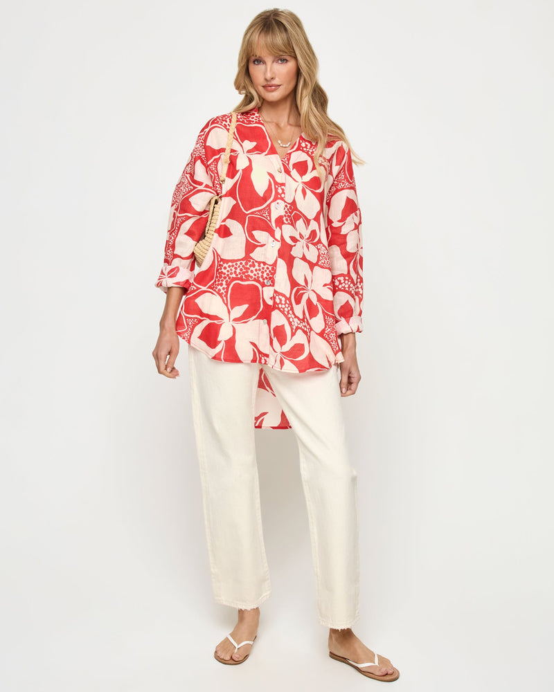 LSPACE - RIO TUNIC HIBISCUS BLOOM