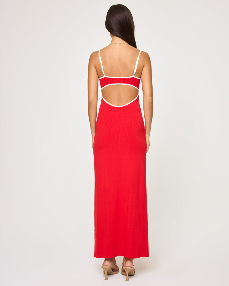 LSPACE - JORDANA DRESS FLAME CREAM