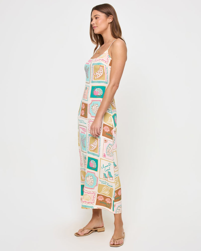 LSPACE - SUMMER SOMEWHERE SLIP DRESS POSTCARDS