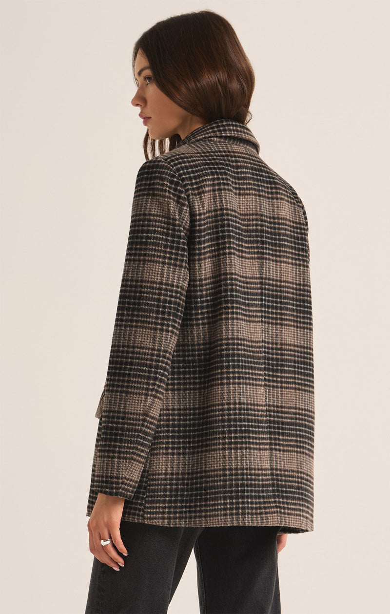 Z SUPPLY - KINGSTON RELAXED PLAID BLAZER