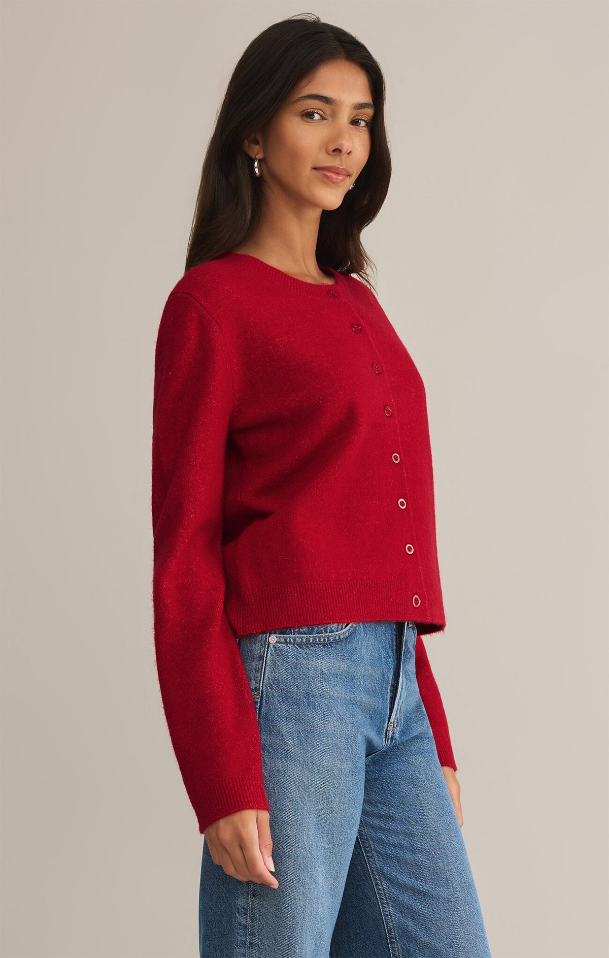 トップス andequal unique button cardigan red Amazon.com: Women's Cardigans Womens Vintage Shawl Collar