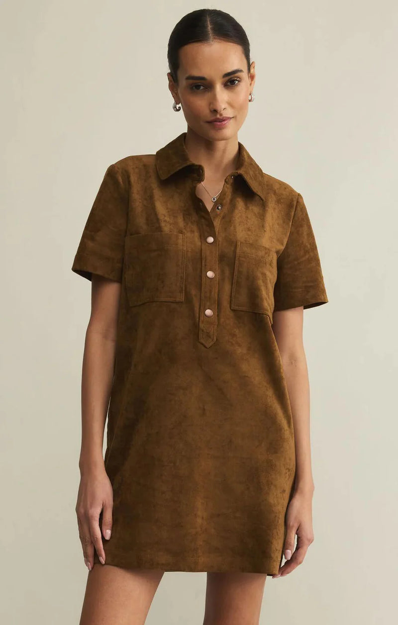 Z SUPPLY - SYDNEY SUEDE MINI DRESS