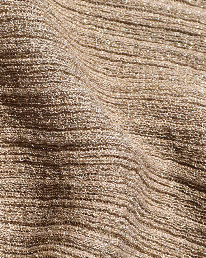 LSPACE - HEART OF GOLD SKIRT METALLIC GOLD
