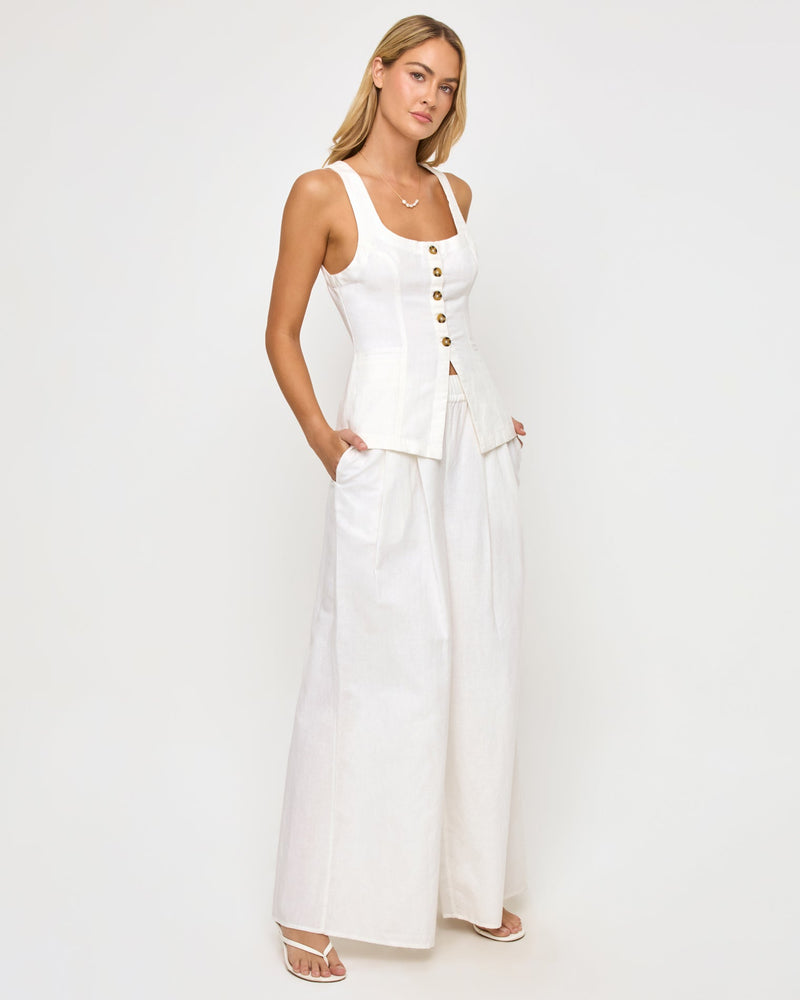 LSPACE - SOFIE VEST WHITE