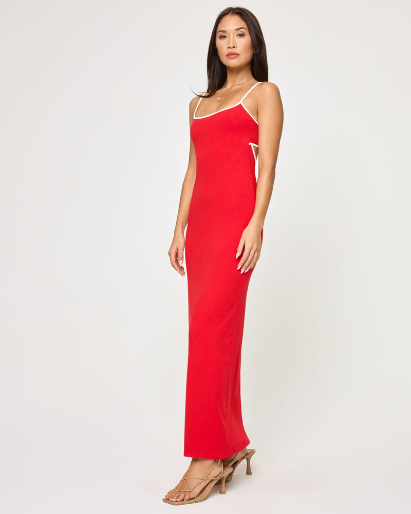 LSPACE - JORDANA DRESS FLAME CREAM
