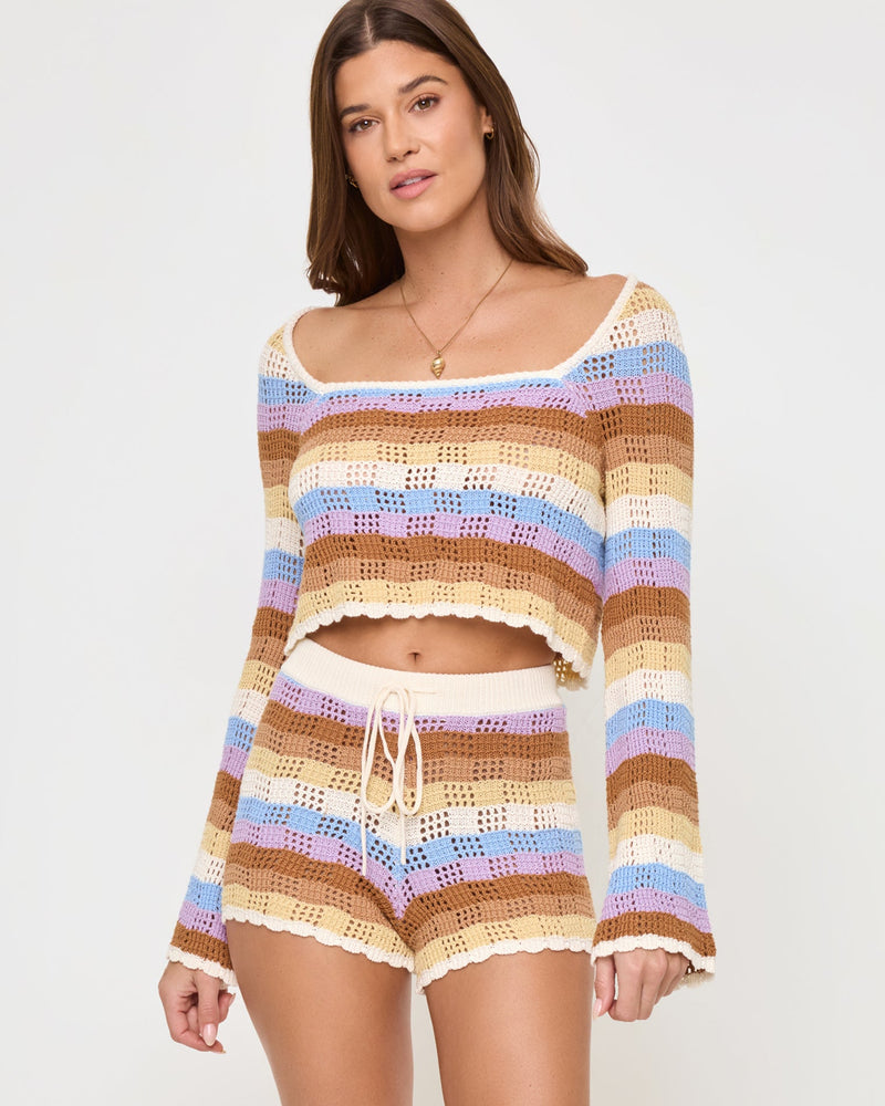 LSPACE - LOST TIDES SHORT BAJA CALIFORNIA STRIPE