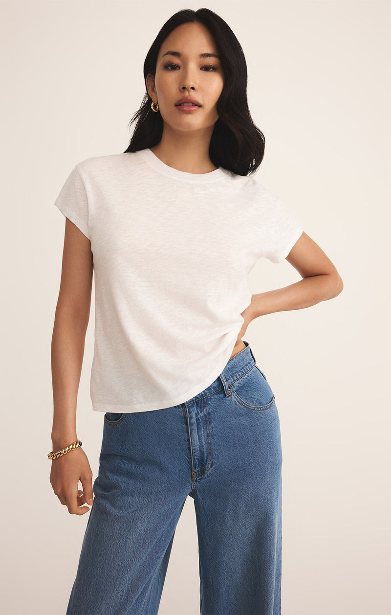 Z SUPPLY - MODERN SLUB TEE WHITE