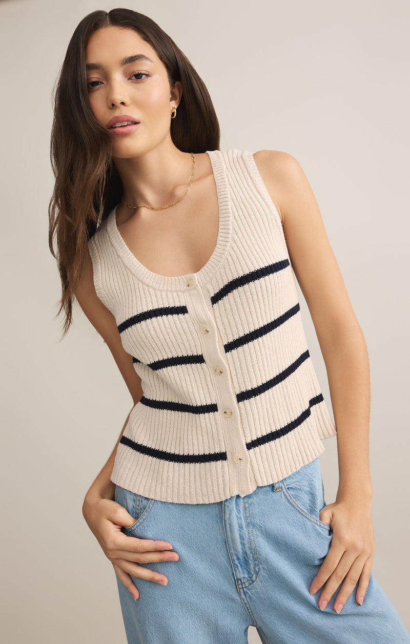 Z SUPPLY - SYCAMORE STRIPE SWEATER VEST