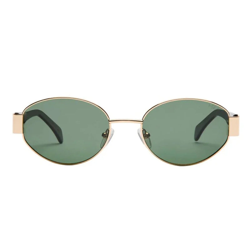 I-SEA - LENNOX SUNGLASSES GOLD GREEN