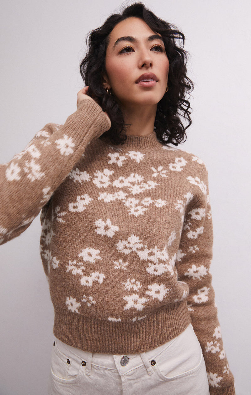 Z SUPPLY - TORY FLORAL SWEATER