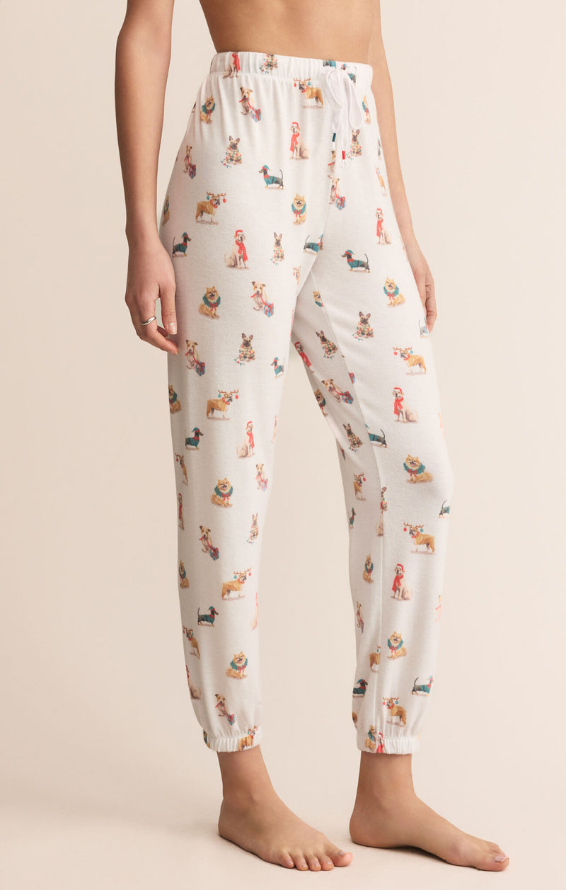 Z SUPPLY - CLASSIC PUP JOGER WHITE