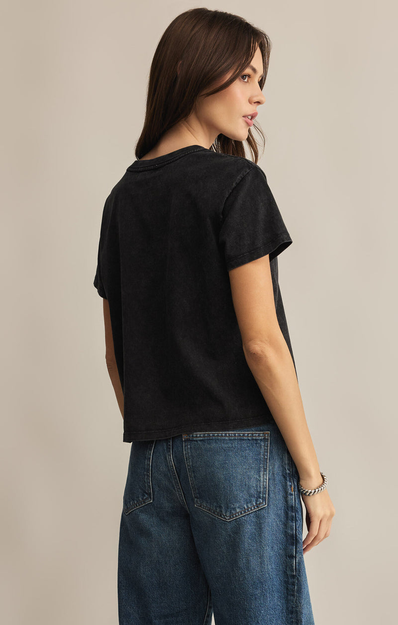 Z SUPPLY - GO TO WASHED TEE BLACK