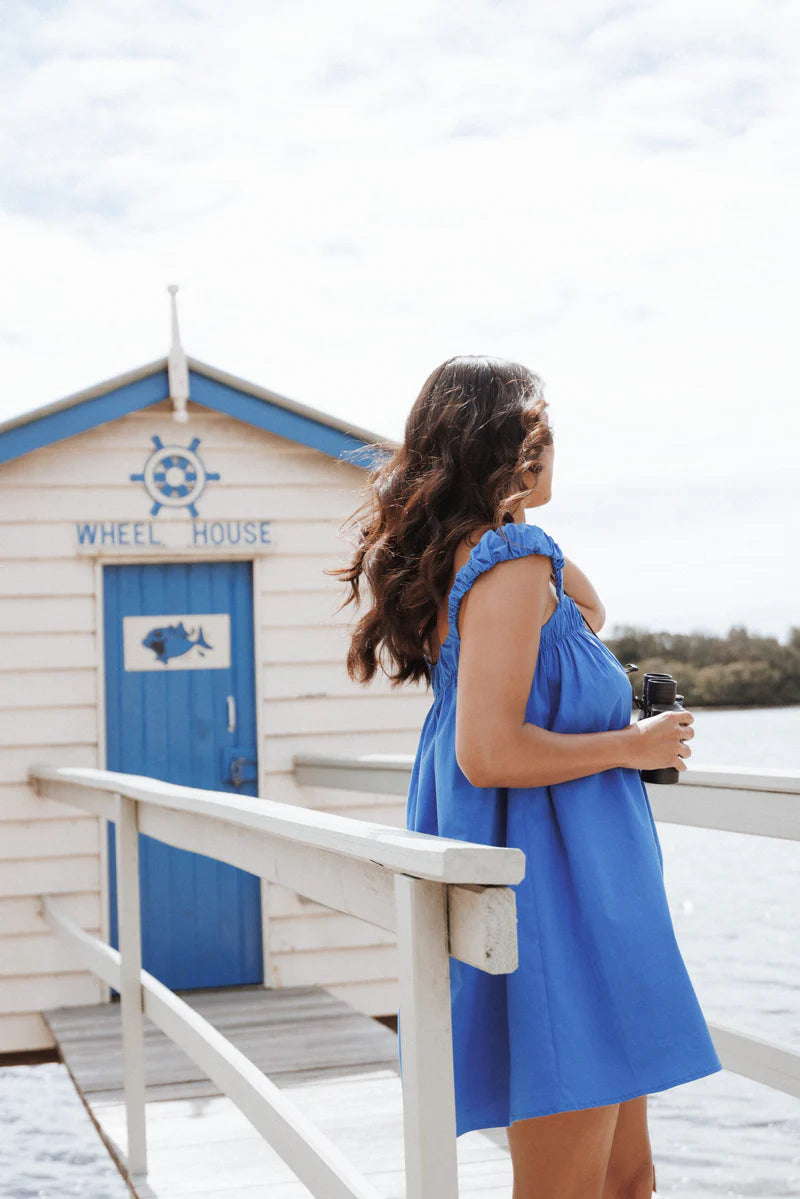 cobalt blue dresses PETAL & PUP
