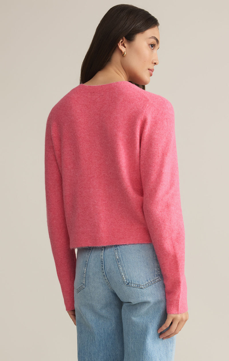 Z SUPPLY - MEDINA CARDIGAN DISCO PINK