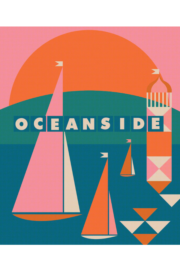 DANIELLA MANINI - OCEANSIDE HARBOR PRINT SUNSET