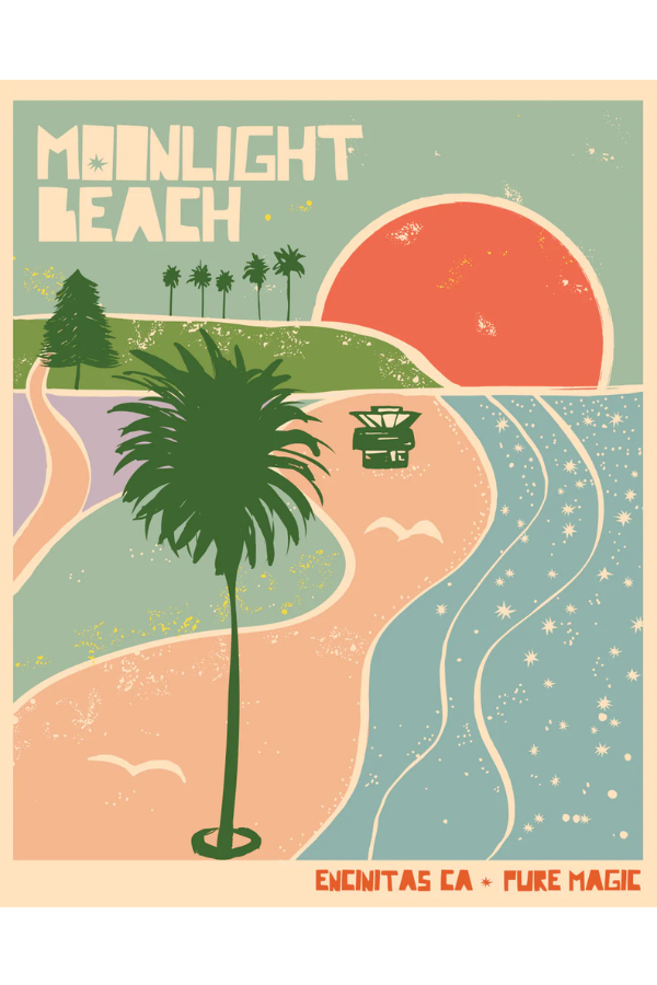 DANIELLA MANINI - MOONLIGHT BEACH PRINT WINTER