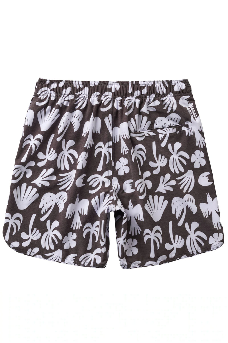 SEAESTA SURF X TYLER WILLIAMS - MENS CHARCOAL BOARDSHORTS