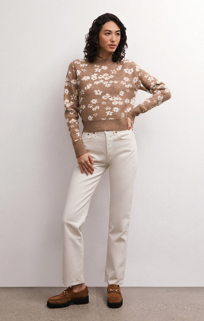 Z SUPPLY - TORY FLORAL SWEATER