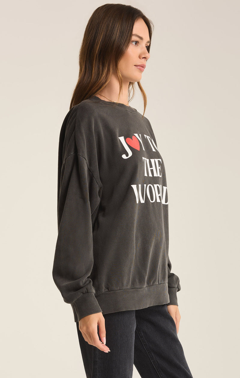 Z SUPPLY - JOY SUNDAY SWEATSHIRT