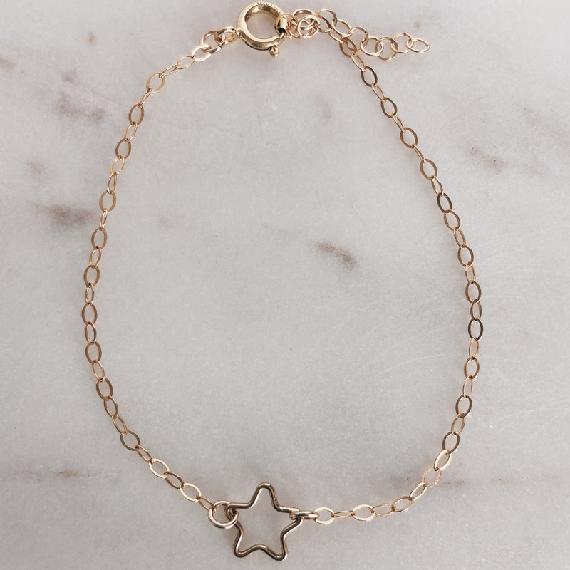 MAC & RY JEWELRY - 14K GOLD FILLED STAR ANKLET