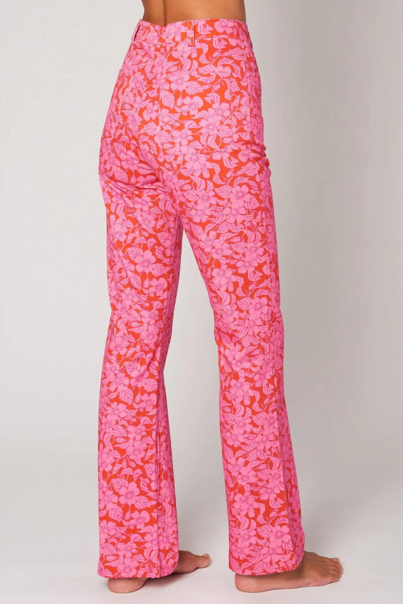 ROLLAS - IVY FLORAL BOOTCUT PANT