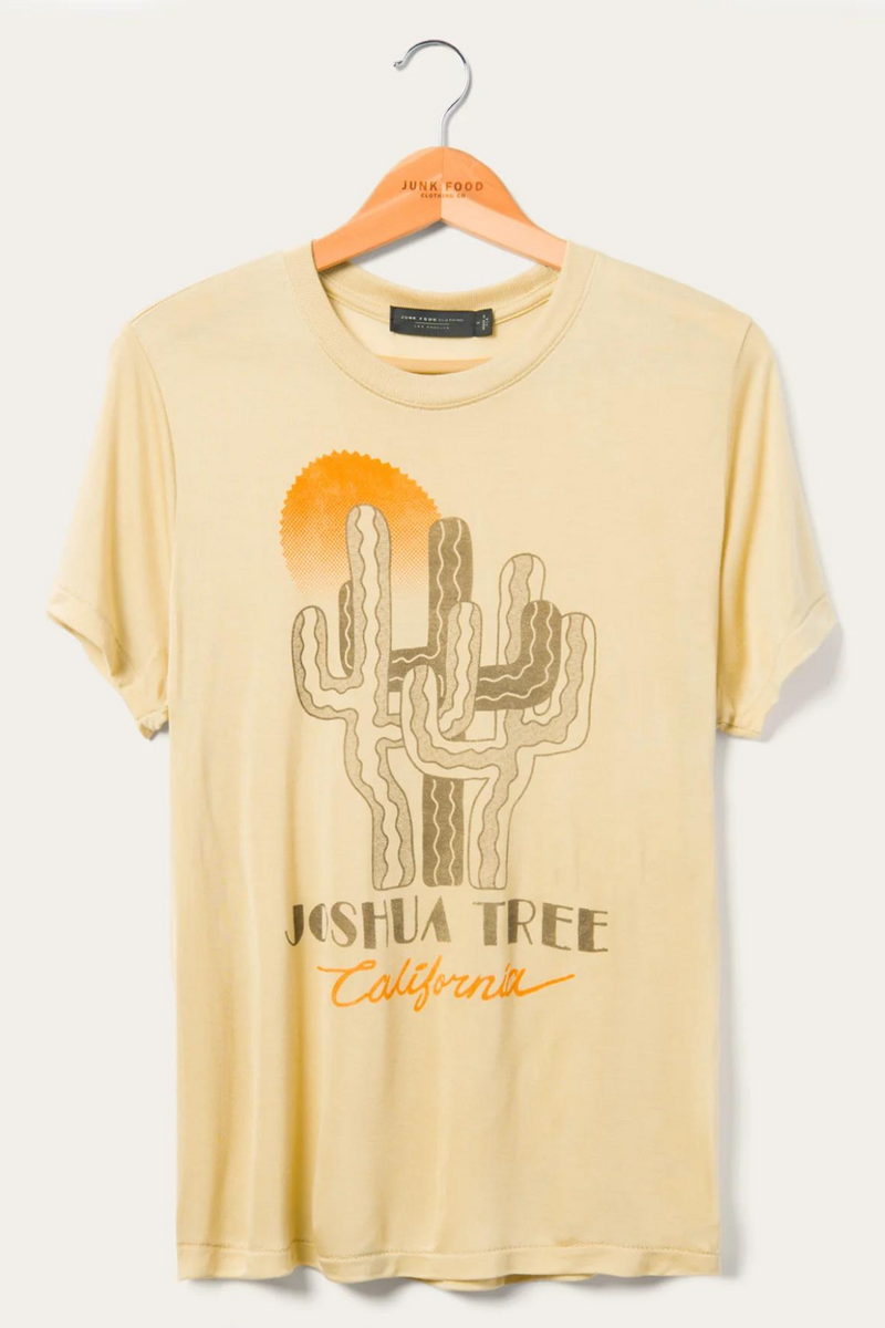 JUNK FOOD CLOTHING - WOMEN'S JOSHUA TREE CACTUS VINTAGE TISSUE TEE