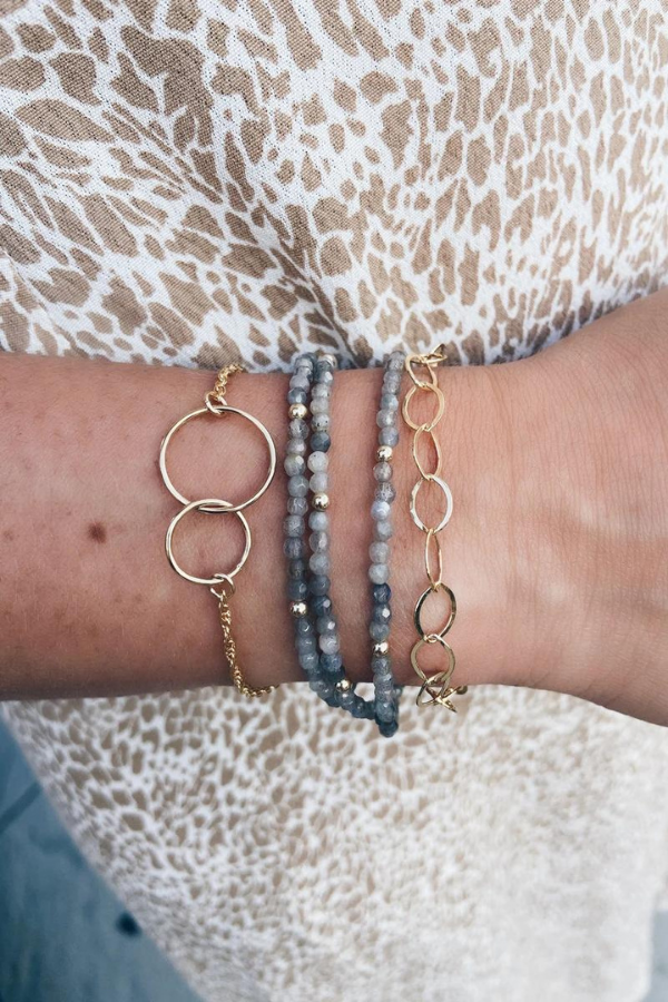 MAC & RY JEWELRY - CONNECTED CIRCLES BRACELET