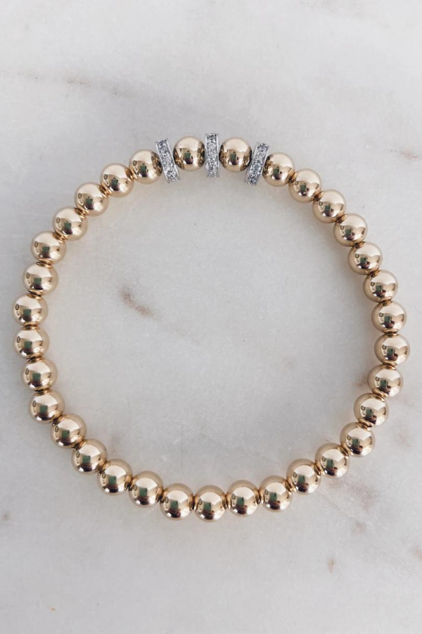 MAC & RY JEWELRY - PAVE BALL BRACELET