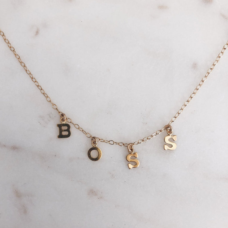 MAC & RY JEWELRY - KEEP IT REAL NAME NECKLACE