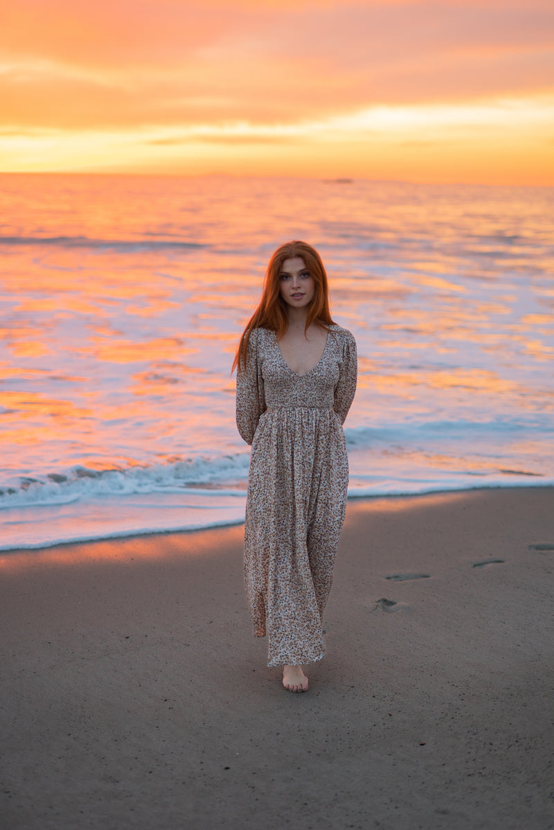 SALTWATER LUXE - BABYDOLL MAXI DRESS