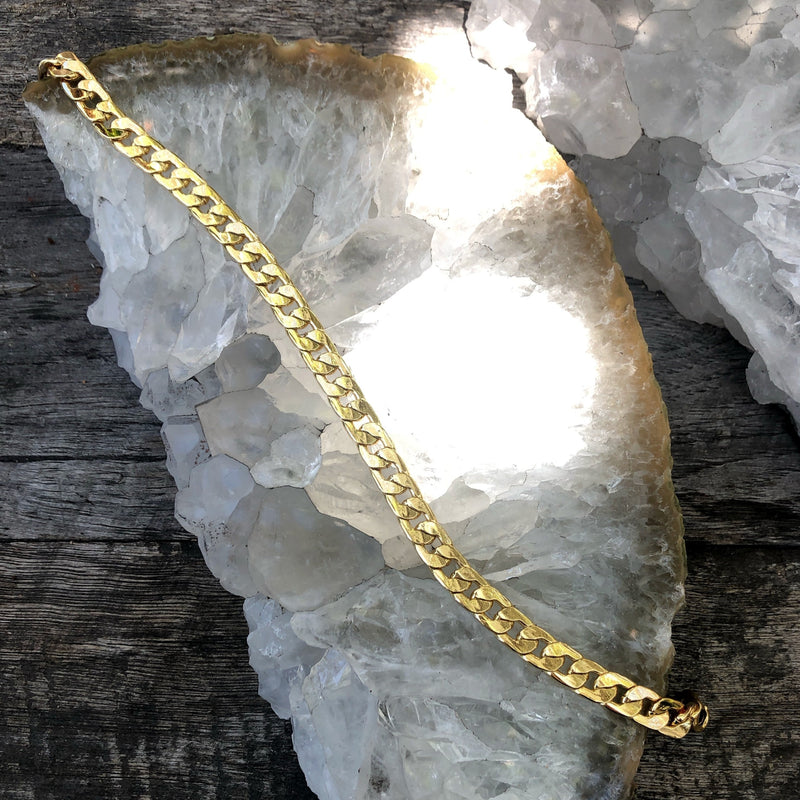 RAPTOR JEWELRY - GOLD CLOAK CHAIN ANKLET