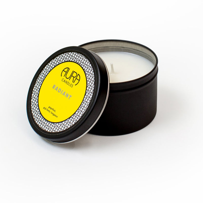 AURA CANDLES - RADIANT TRAVEL CANDLE
