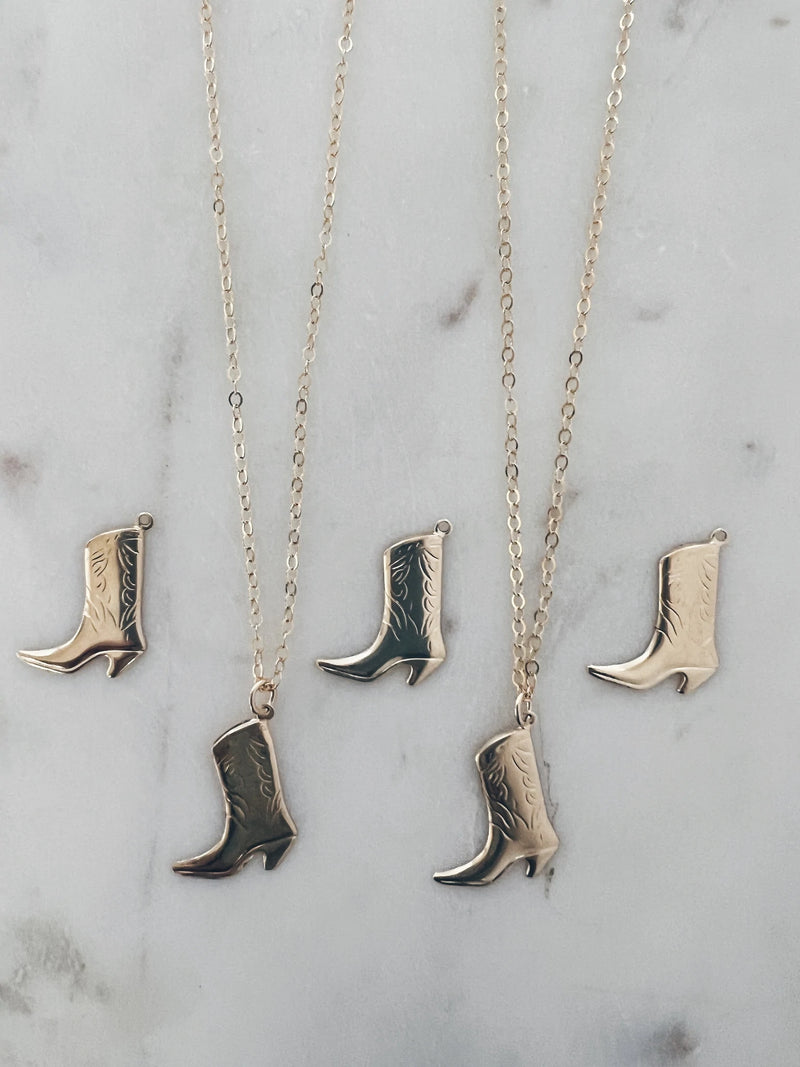MAC + RY JEWELRY - DIRT ON MY BOOTS NECKLACE