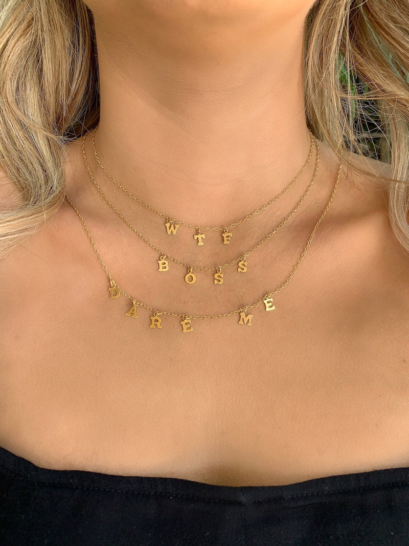 MAC & RY JEWELRY - KEEP IT REAL NAME NECKLACE